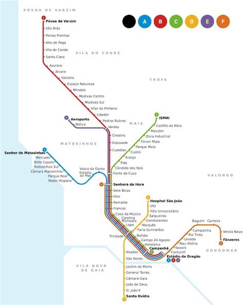 porto metro map